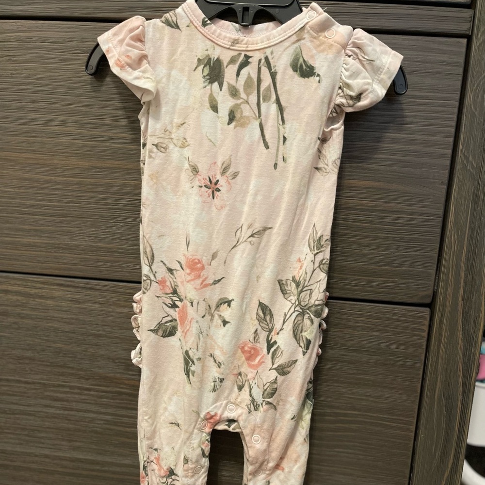 Posh Peanut Romper - Vintage Rose